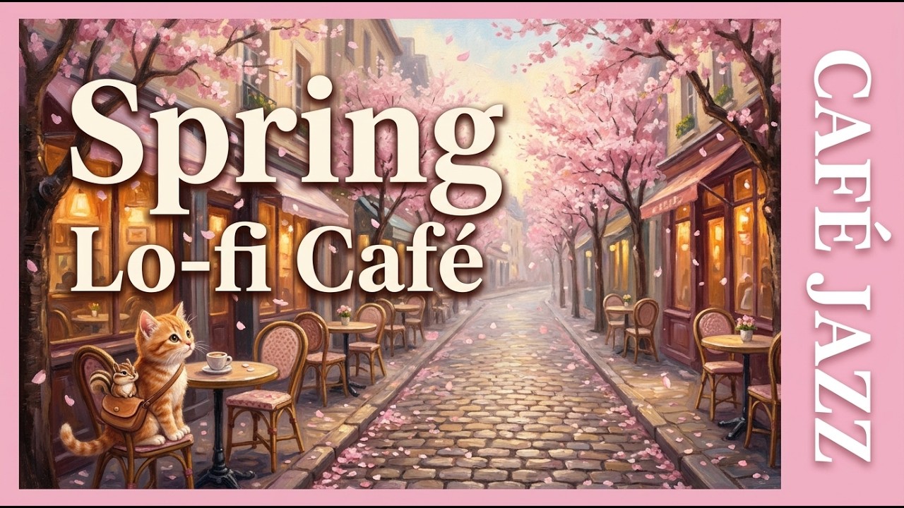 🌸 Cherry Blossom Caf&eacute; Jazz | 벚꽃 카페 재즈 | 1-godzinna playlista