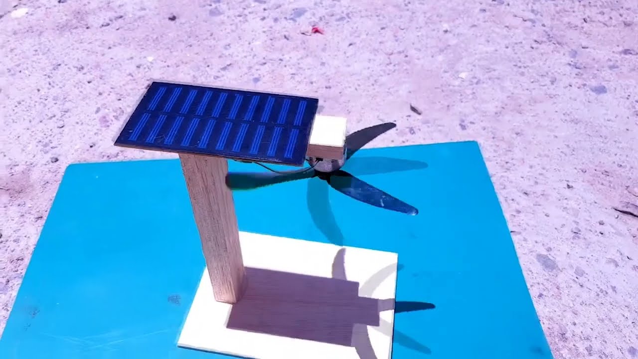 VENTILADOR SOLAR COMO HACER #prototipos #inventos #2024 #ideas .