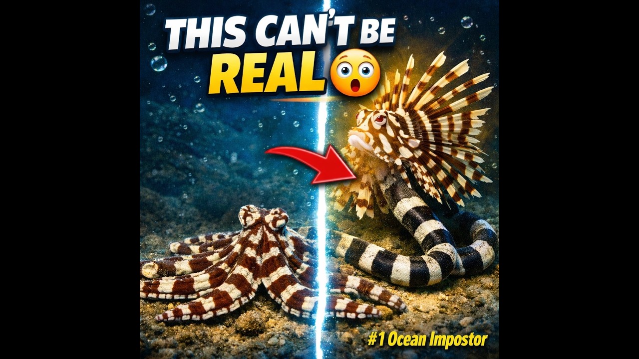 This Is A Shapeshifter Alien! #1 Ocean imposter (Mimic Octopus)