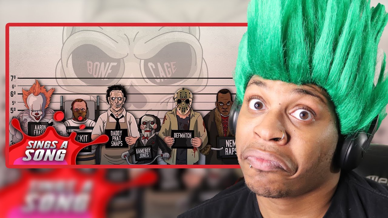 SCARY BARS!! // Horror Characters Cypher (feat. Jigsaw, Hannibal, Jason, Candyman & Leatherface