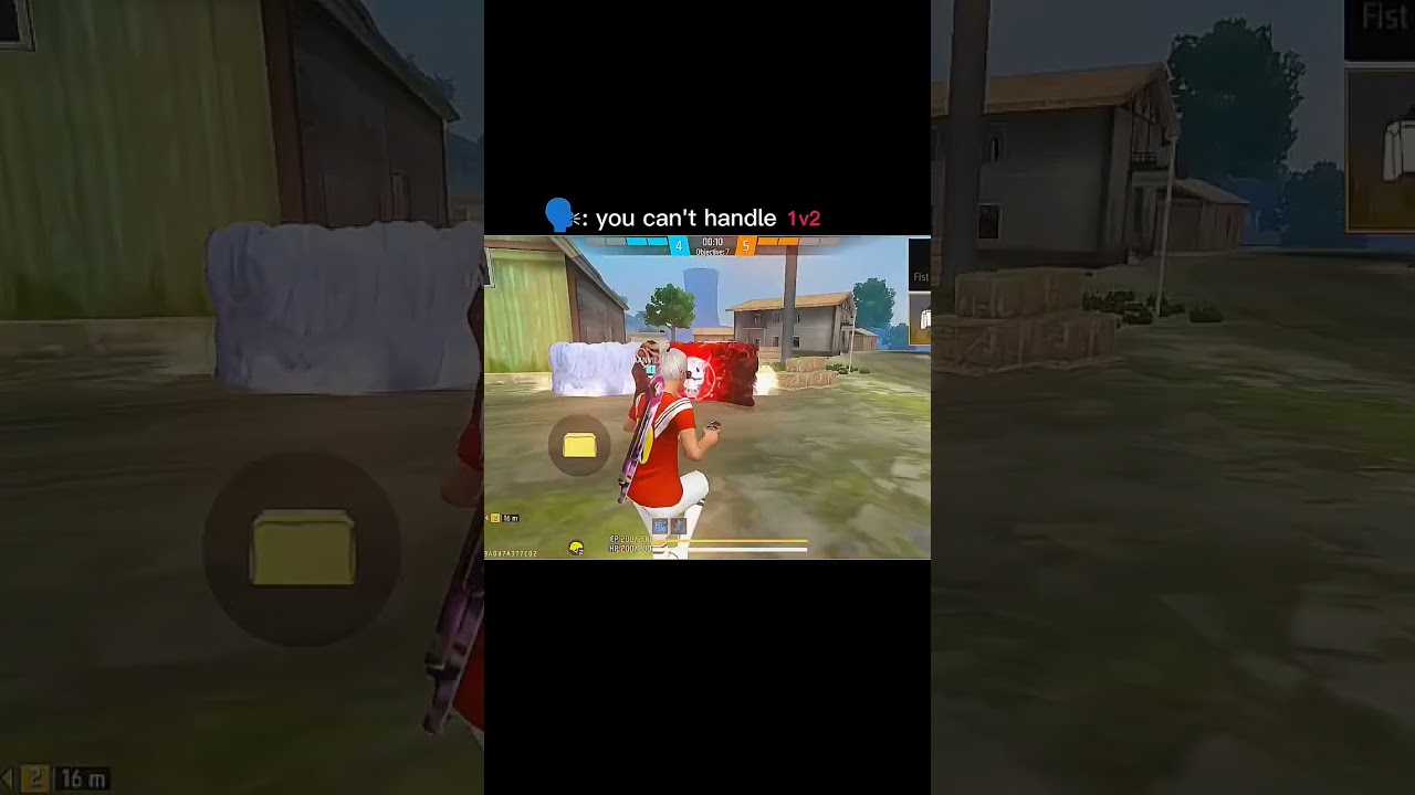 Eggy 1v2 can't this handal #freefire #viral #viralvideo #edit #post #humor #comeback #nature #like