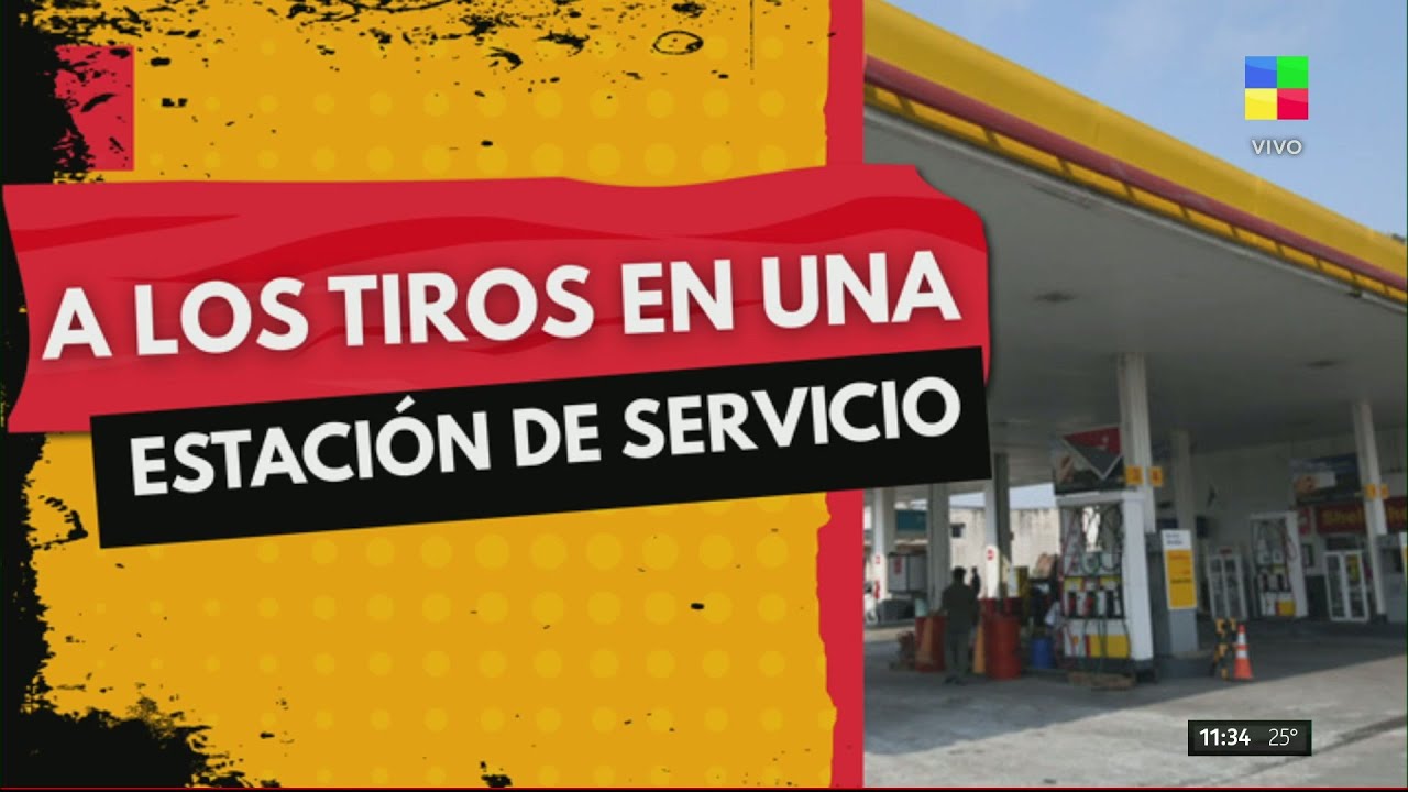 🔴 LANÚS: A LOS TIROS EN UNA ESTACIÓN DE SERVICIO