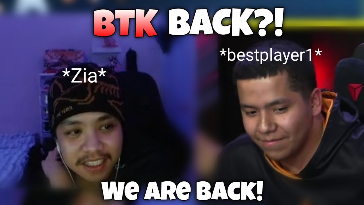 BTK Zia and bestplayer1 are back on MLBB🤯.