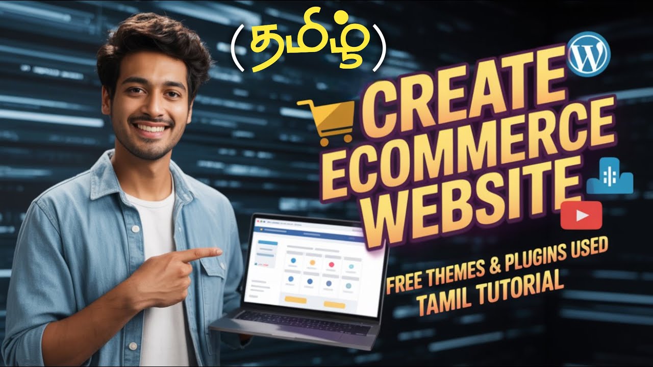 Wordpress Ecommerce Website Tutorial in Tamil | Free Theme and Plugins | #wordpress #tamilecommerce