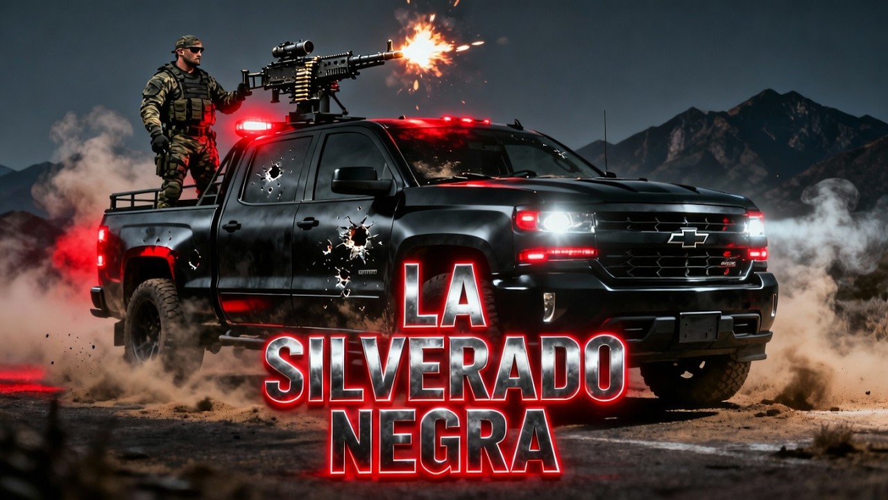 LA SILVERADO NEGRA 🔥 Corrido Bélico Tumbado Extremo | Versión Oscura y Violenta