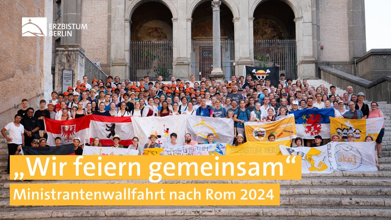„Wir feiern gemeinsam“ - Ministrantenwallfahrt nach Rom 2024