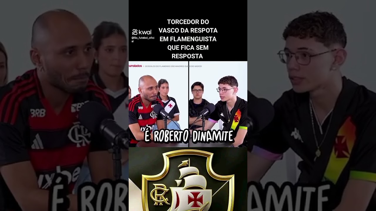 Os &iacute;dolos do flamengo s&atilde;o maiores do que os &iacute;dolos do vasco! #futebol #vasco #flamengo #dinizismo