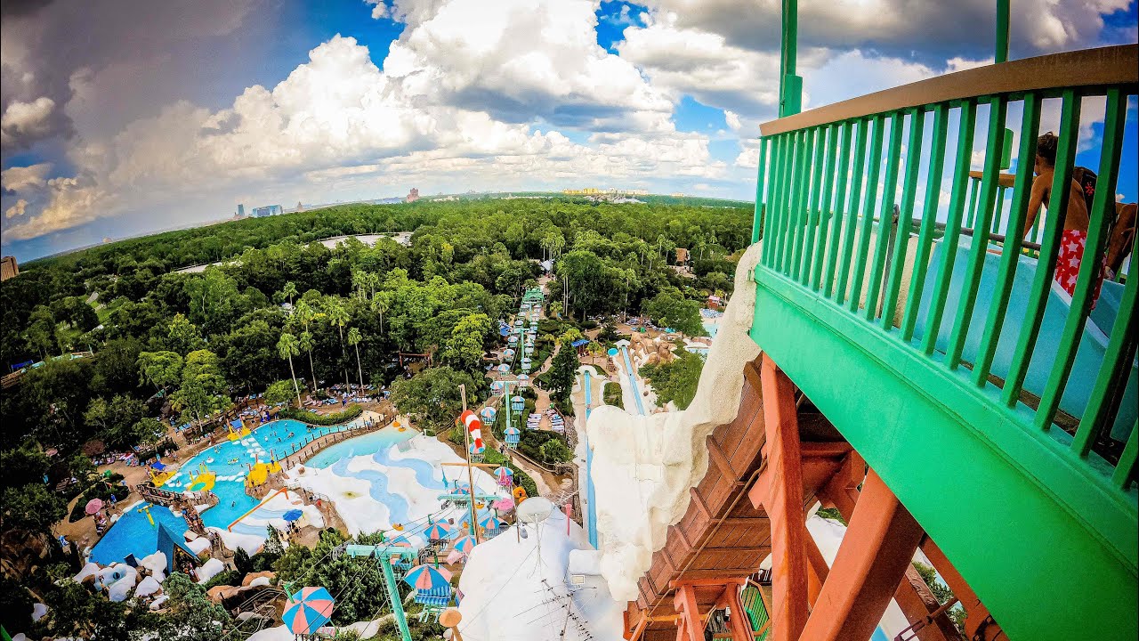 (4K) Walt Disney World’s Blizzard Beach Water Park 2025 B-Roll 