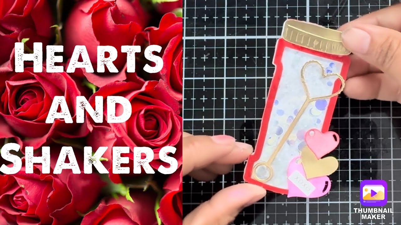 D5 For the Love of Making: Mini Amazon Die Haul: Shakers and Hearts: Card Making: Tim Holtz Distress