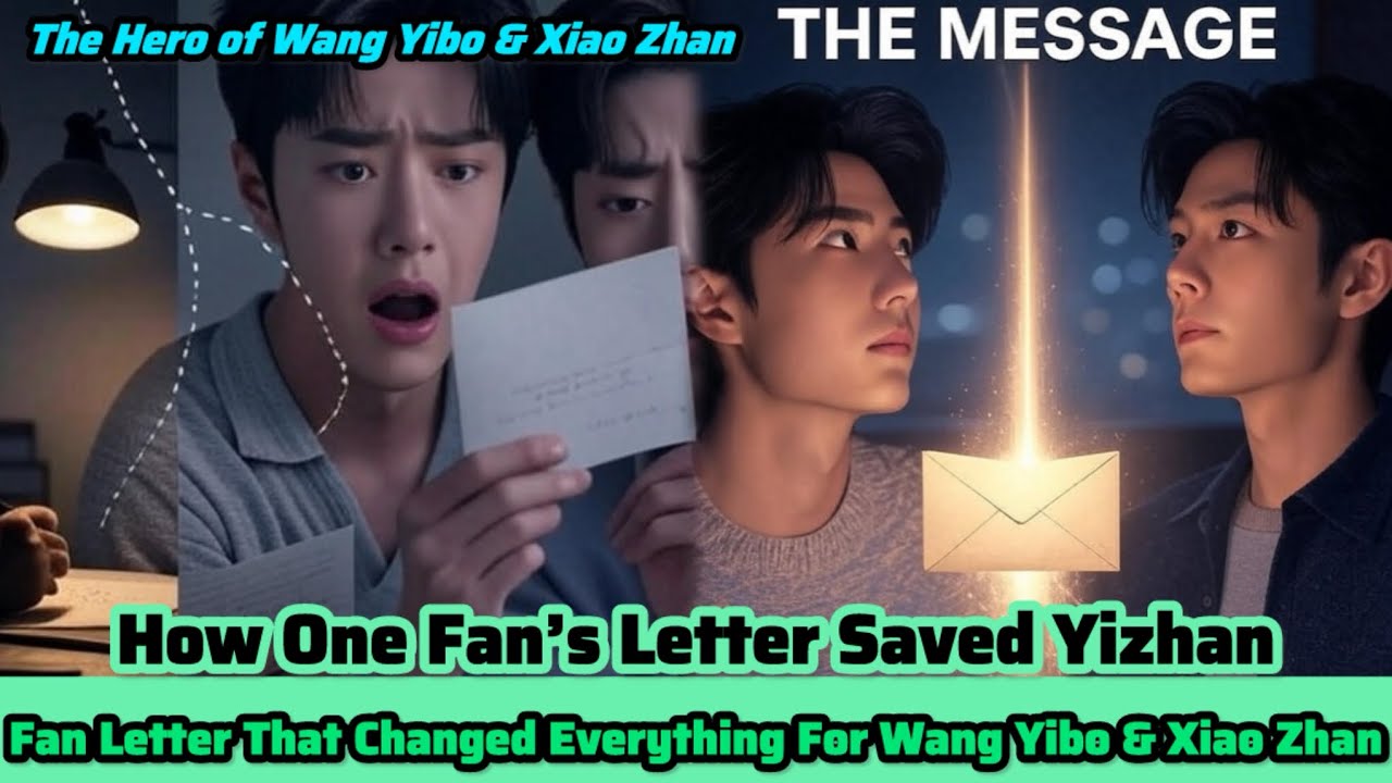 THE UNTOLD STORY OF HOW A FAN LETTER CHANGED EVERYTHING FOR WANG YIBO AND XIAO ZHAN