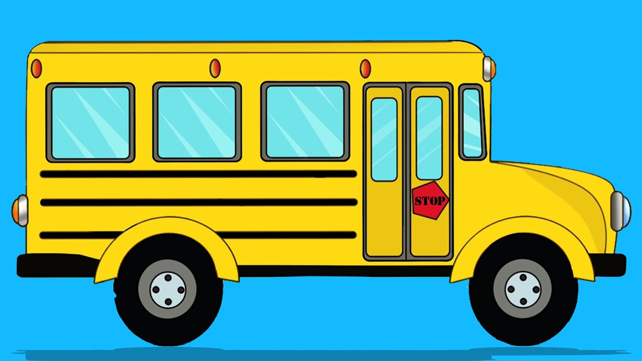 Scuolabus-Autolavaggio | Fumetto per capretti | Bambini Video | School Bus-Car Wash