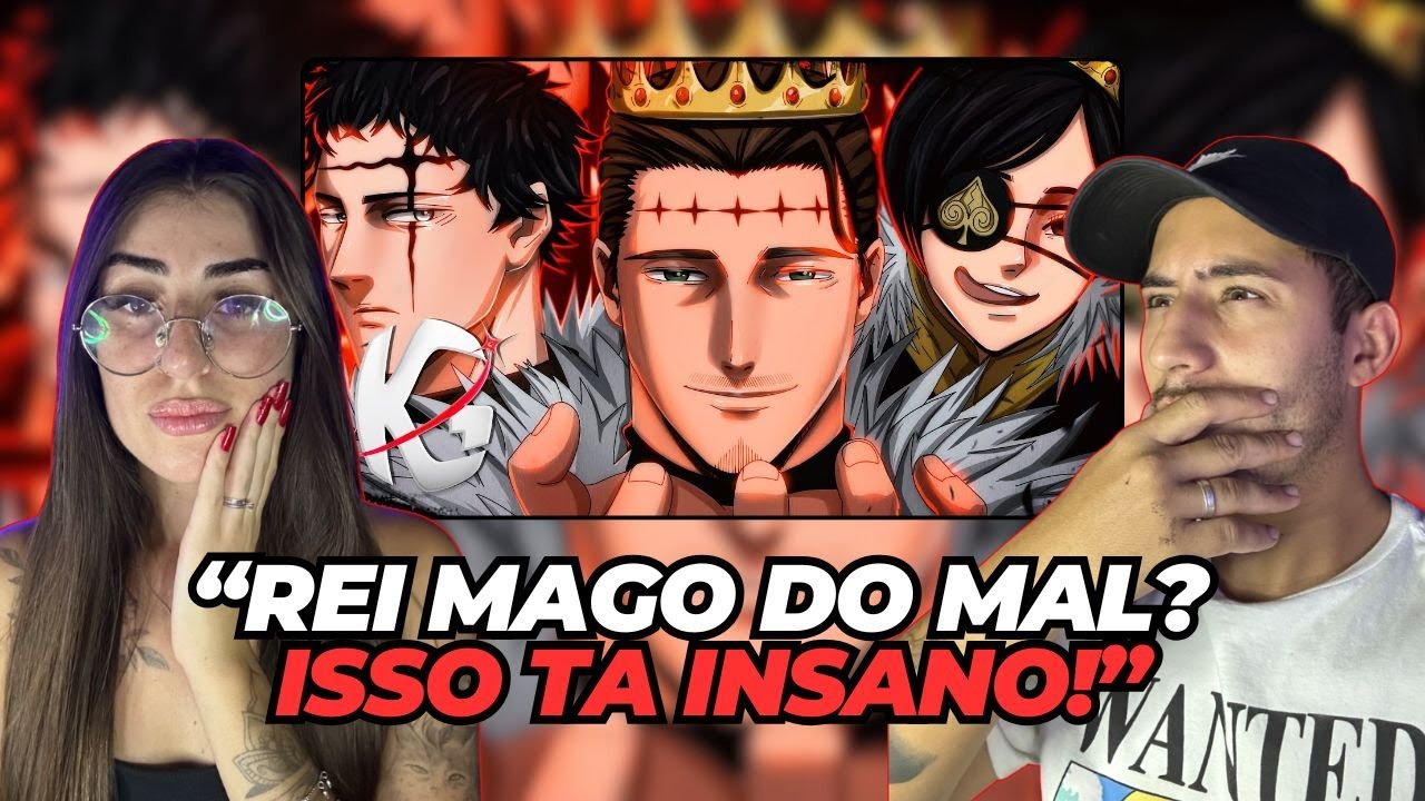 N&Atilde;O CONHECIAMOS ESSE CANAL! | | REACT | Tr&iacute;ade Negra (Black Clover) - IRM&Atilde;OS ZOGRATIS | KG Raps