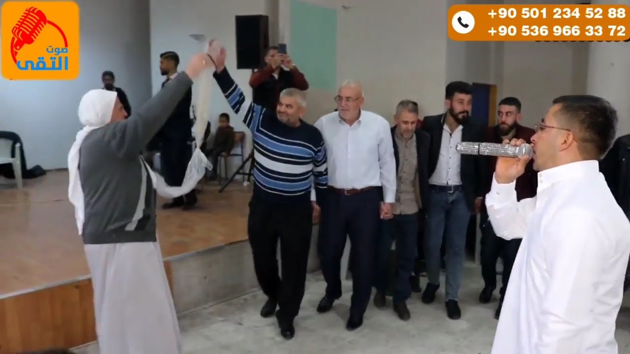افراح أهالي الشيخ نجار (دبكة حمو)  المنشد سعد الدين المحمد