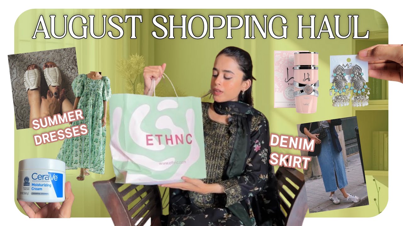 EVERYTHING I bought in August 💸 / Dresses, Skincare, Perfume and much more.