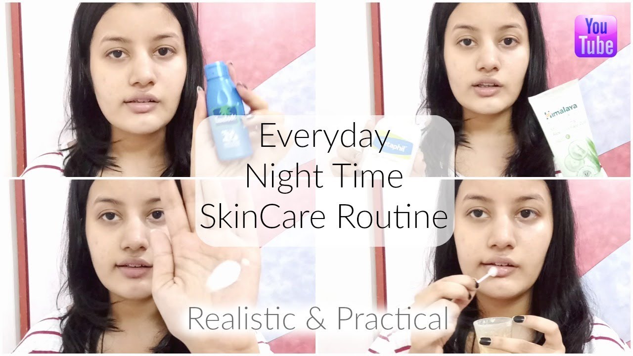 Hindi - My Everyday Night Time SkinCare Routine || Riya Beauty