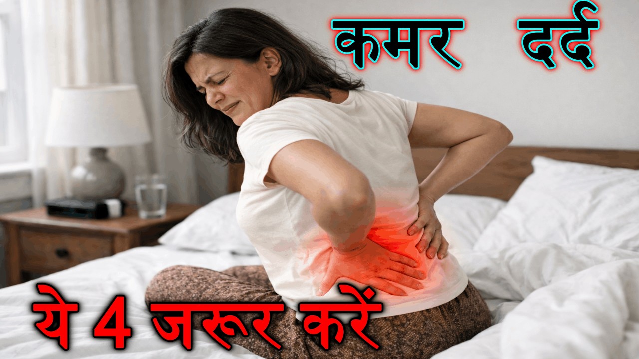 Lower Back Pain Ko thik karne ke 4 Yog Aasan | बस ये करो कमर दर्द गायब | slip disc treatment |