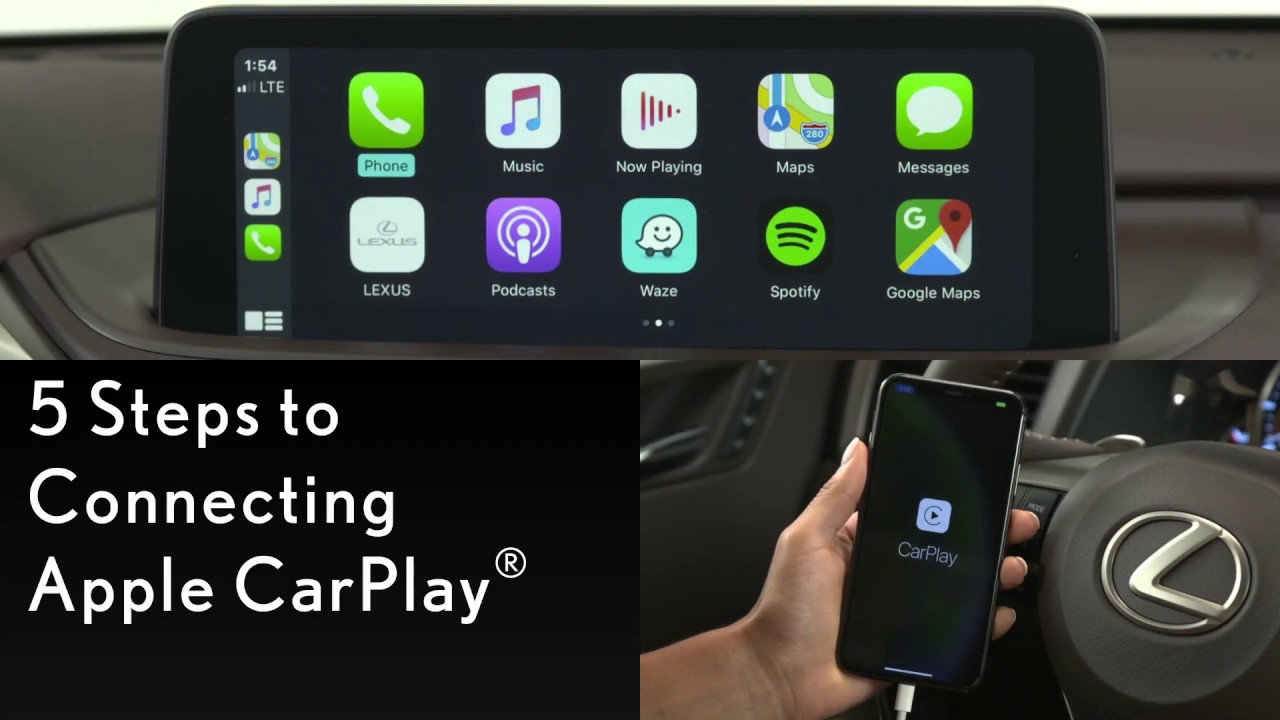 How-To Connect Apple CarPlay (2020 Lexus RX) | Lexus