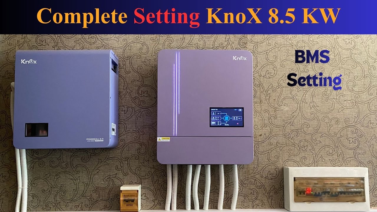 KnoX 8.5 Kw Solar Inverter Complete Setting || Installed By Usman Saqi