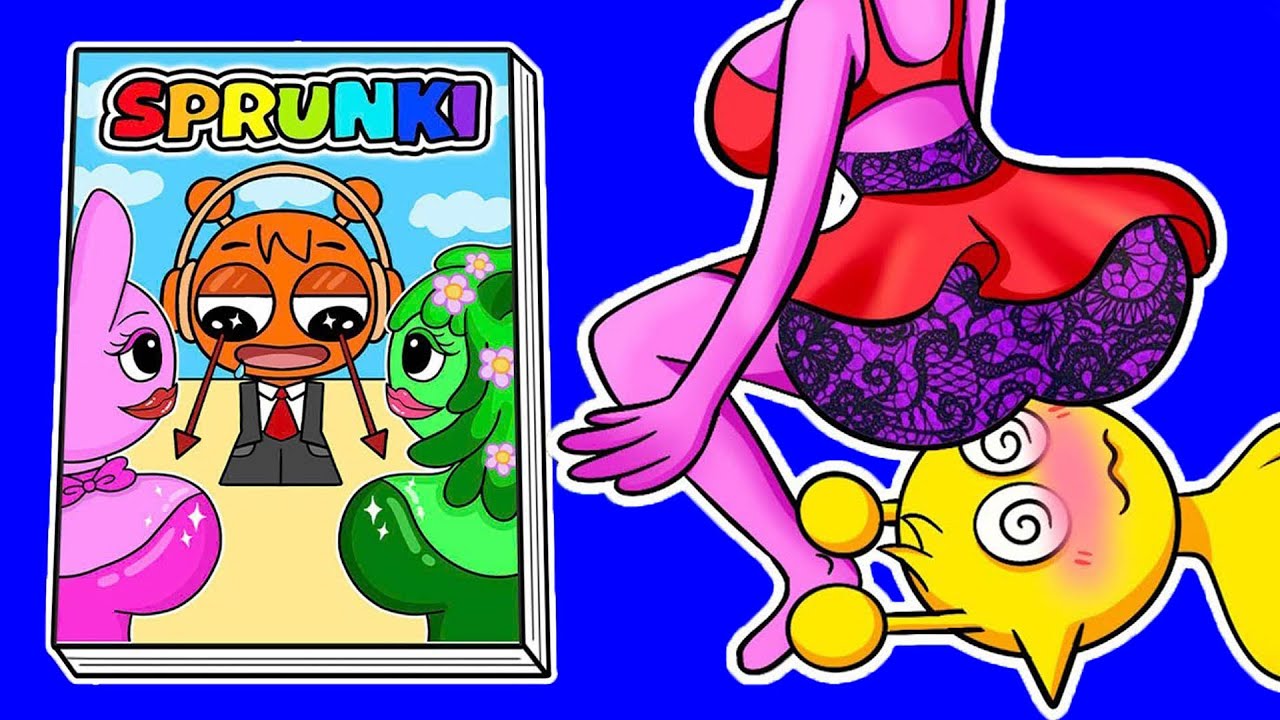 Making INCREDIBOX SPRUNKI Game Book 📚 🐰 PINKI's Heart Surgery DIY