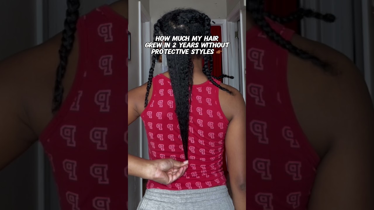2 years of hair growth without protective styles
