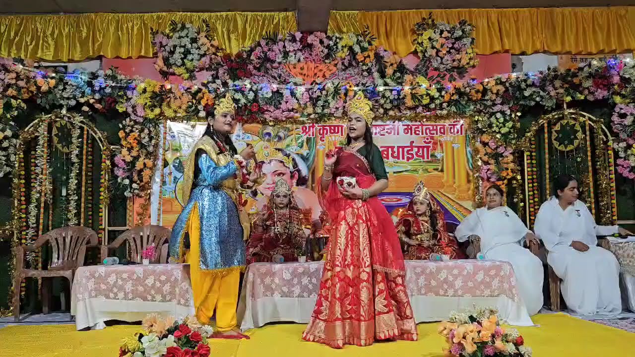कान्हा बंशी बजाएं राधा दौड़ी चली आए..## Dance by Kumari Ambika, Kumari Shailin