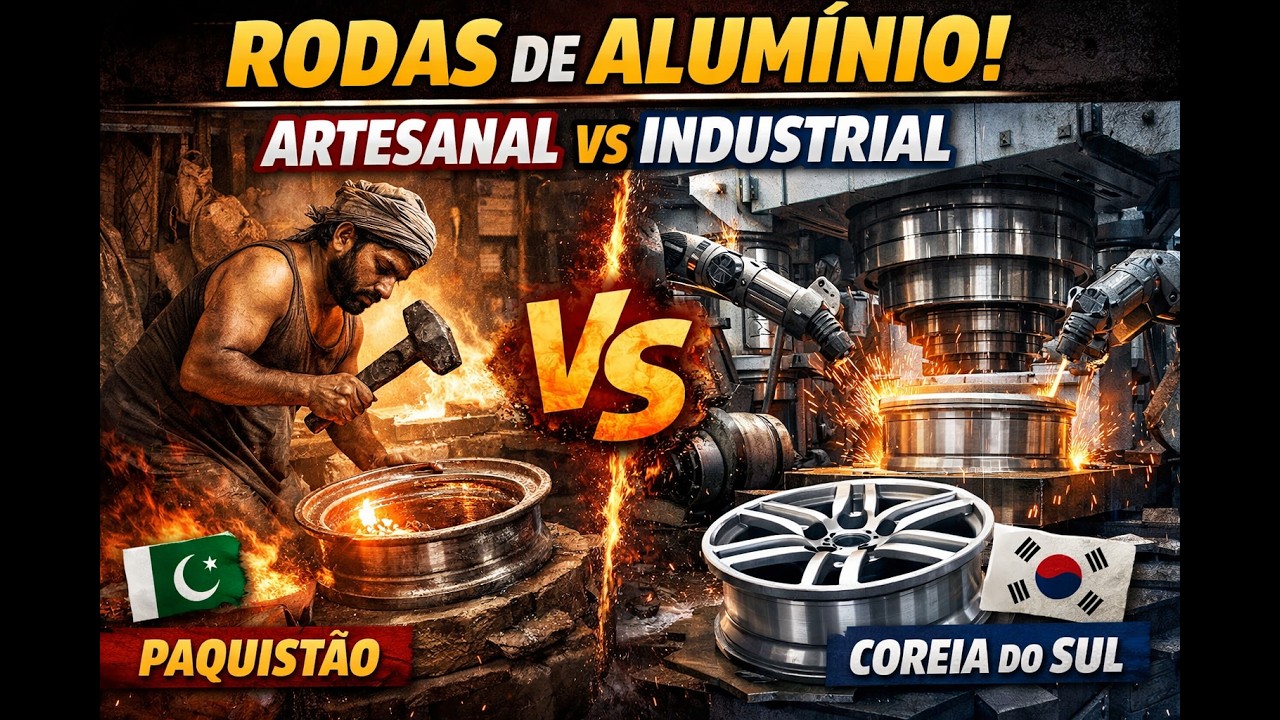 Rodas de Alumínio: Processo Industrial vs Artesanal (Você Vai se Surpreender!)