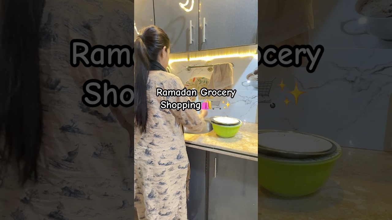 Ramadan Grocery Shopping🛍️🛒✨ #shortsvideo #ytshorts #trending #explore #shortsvideo #shortsviral
