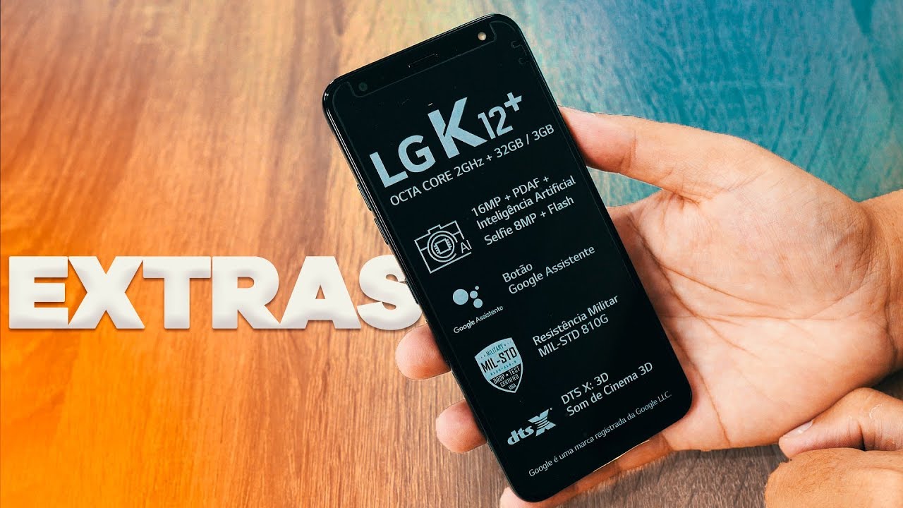 LG K12 PLUS, BOM pre&ccedil;o e EXTRAS interessantes!