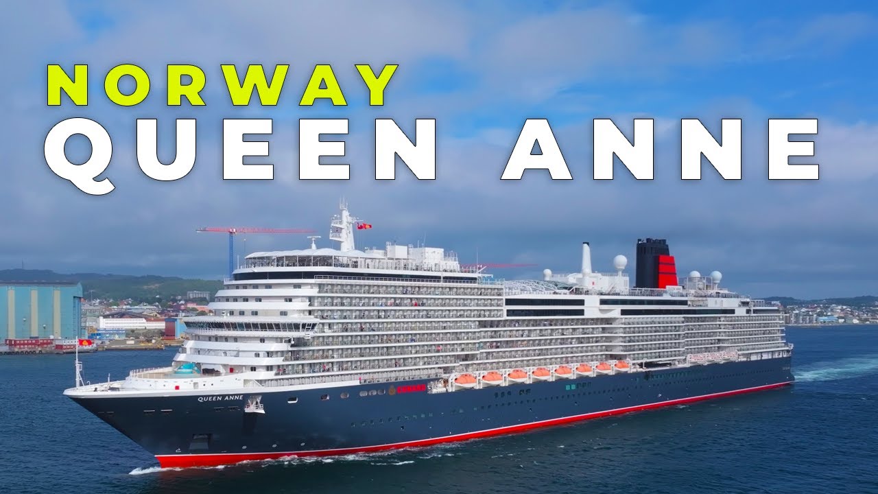 Cunard’s Queen Anne Departs Haugesund – July 31st, 2025 | Cruise Ship Spotting in Norway