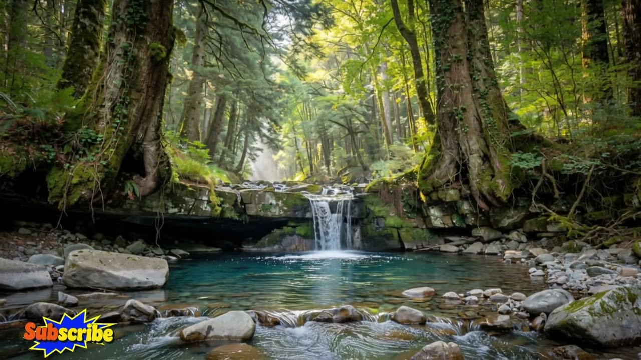 Calming Piano & Water Sounds 🌹 Relaxation for Sleep, Healing & Inner Peace,sleep And Meditation