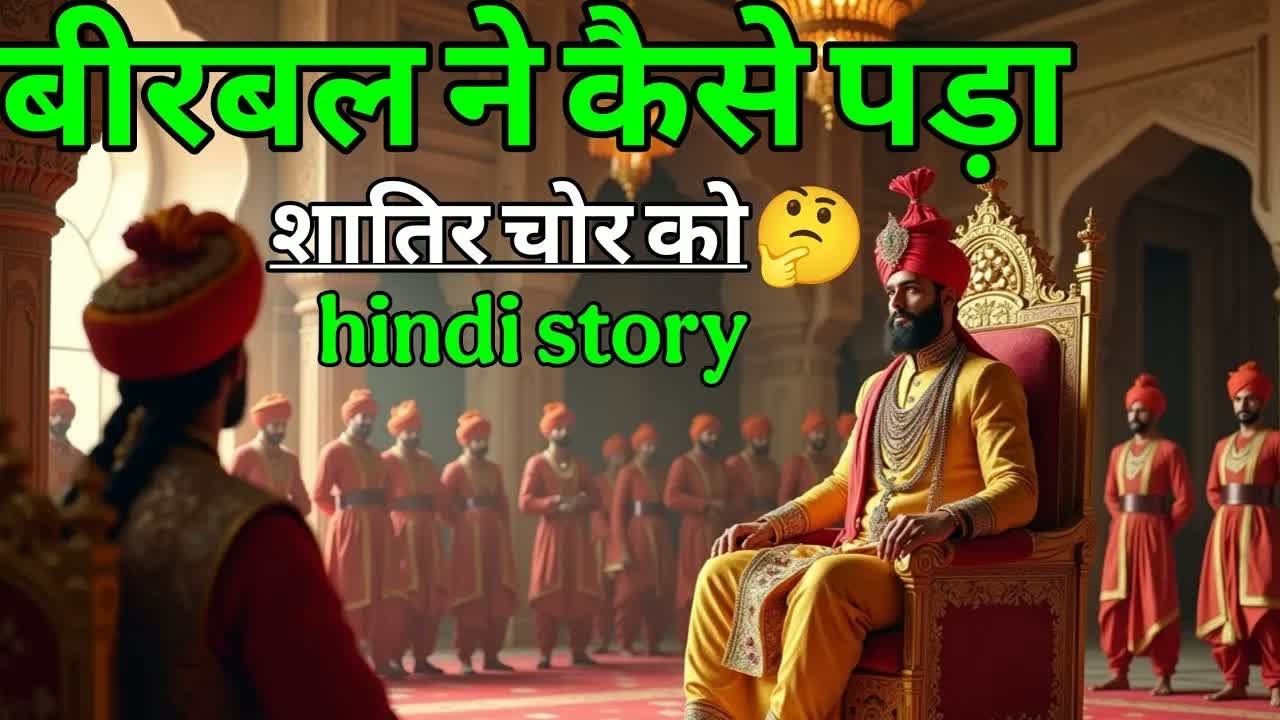 बीरबल ने कैसे पड़ा शातिर चोर को ｜  akbar birbal ki kahani ｜  majedar story ｜ hindi kahani ｜ kahaniya