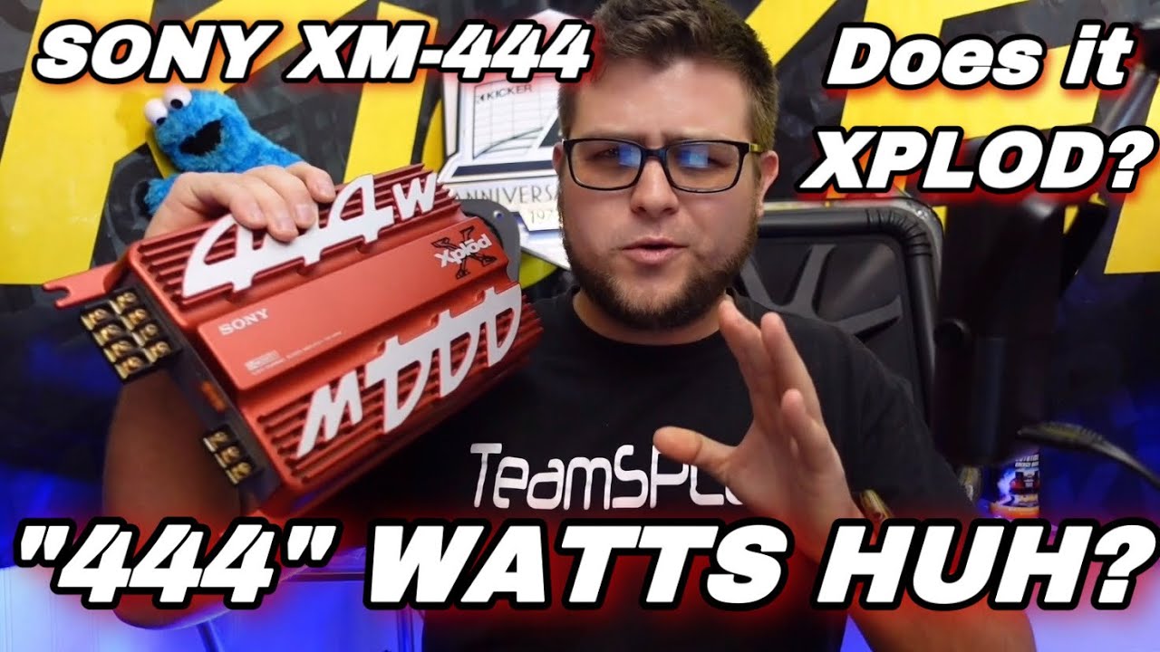 Sony XM-444 Amp Dyno - 444 Watts of fury!