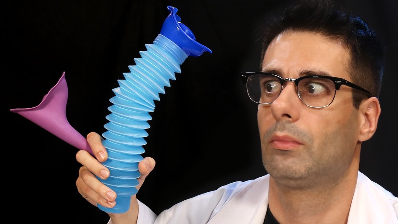 PROBANDO URINARIOS PORTÁTILES Y CUÁNTA ORINA PODEMOS RETENER