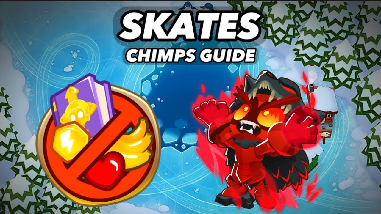 How To Beat Skates on CHIMPS Mode | BTD6