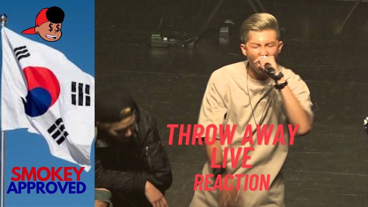 RM - Throw Away Live 올포스원 버려 RAPMONSTER 남준 150920 #bts #btsreaction #btsarmy #rmbts