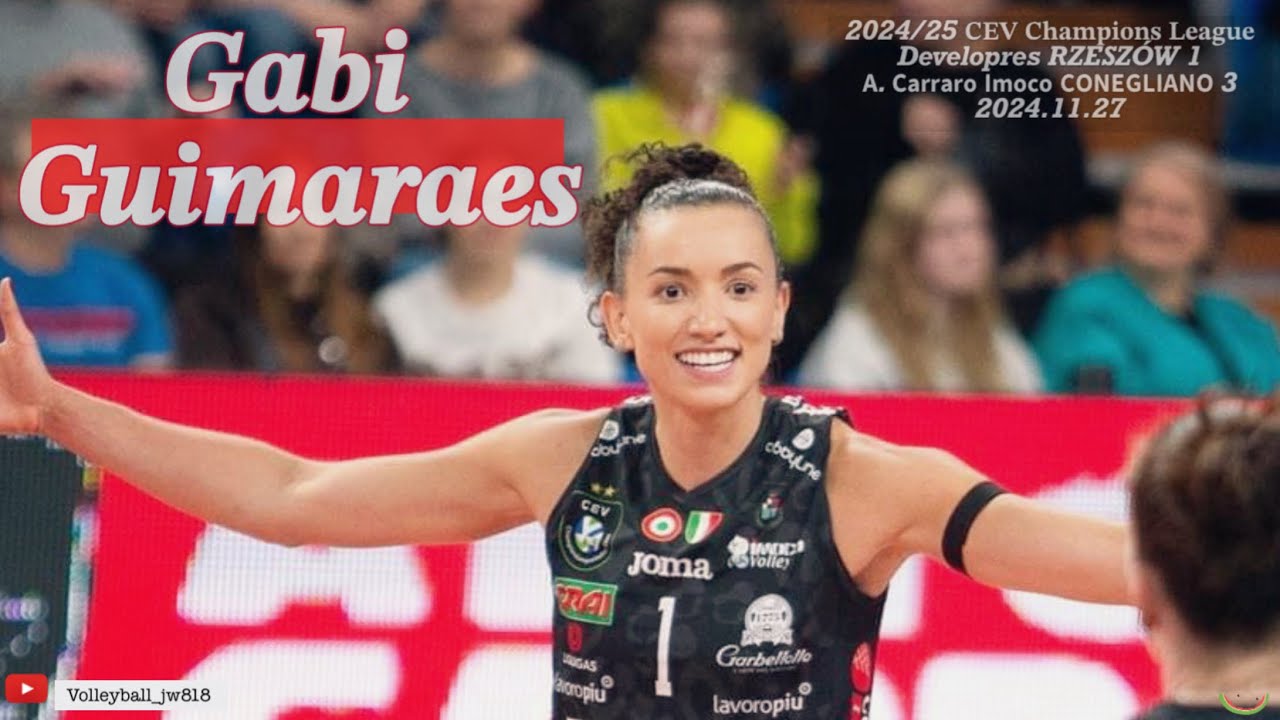 Gabi Guimaraes │ Developres RZESZÓW vs A. Carraro Imoco CONEGLIANO | CEV Champions League 2025