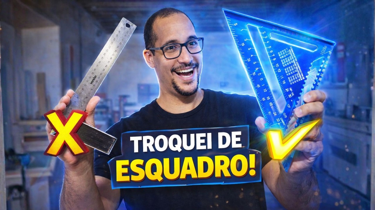 Porque troquei o esquadro comum pelo ESQUADRO RÁPIDO?