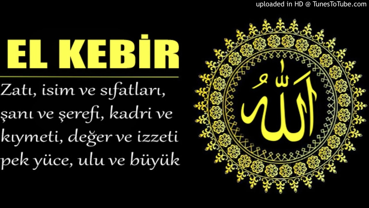 50 EL KEBİR ESMAÜL HÜSNA DERYASINDAN