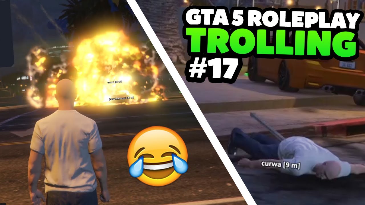 GTA 5 ROLEPLAY TROLLING - Er EXPLODIERT einfach😂 | Deutsch - SalzSquad