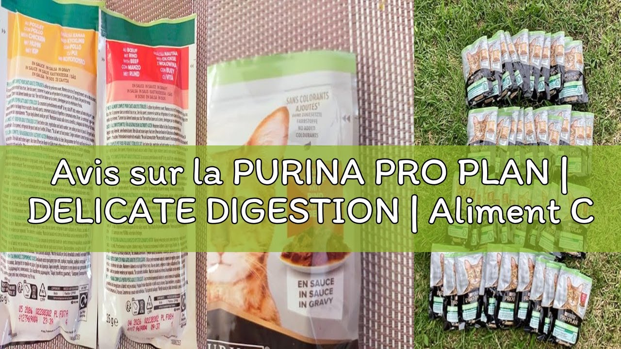 Avis sur la PURINA PRO PLAN | DELICATE DIGESTION | Aliment Complet pour Chat Adulte | Aide à favoris