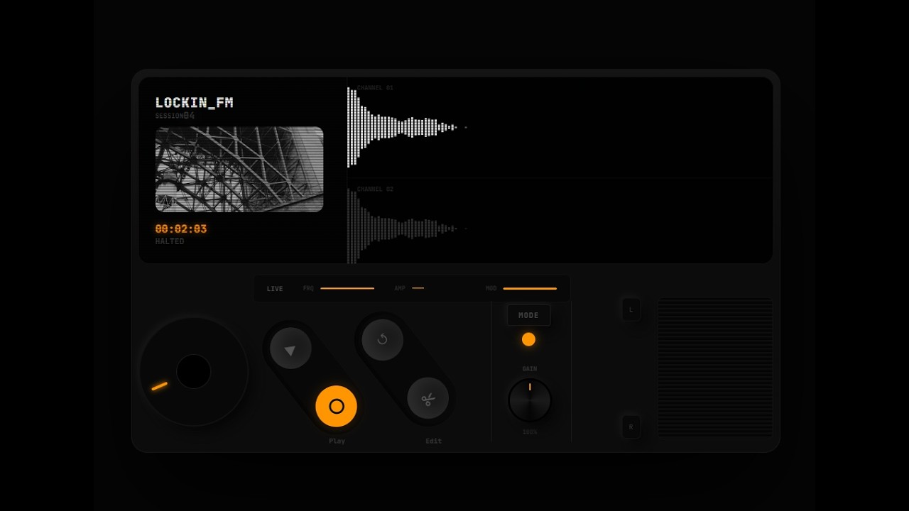 Lock In Audio — Dark Mode Lofi 🌙 Vinyl Beats to Study / Focus To
