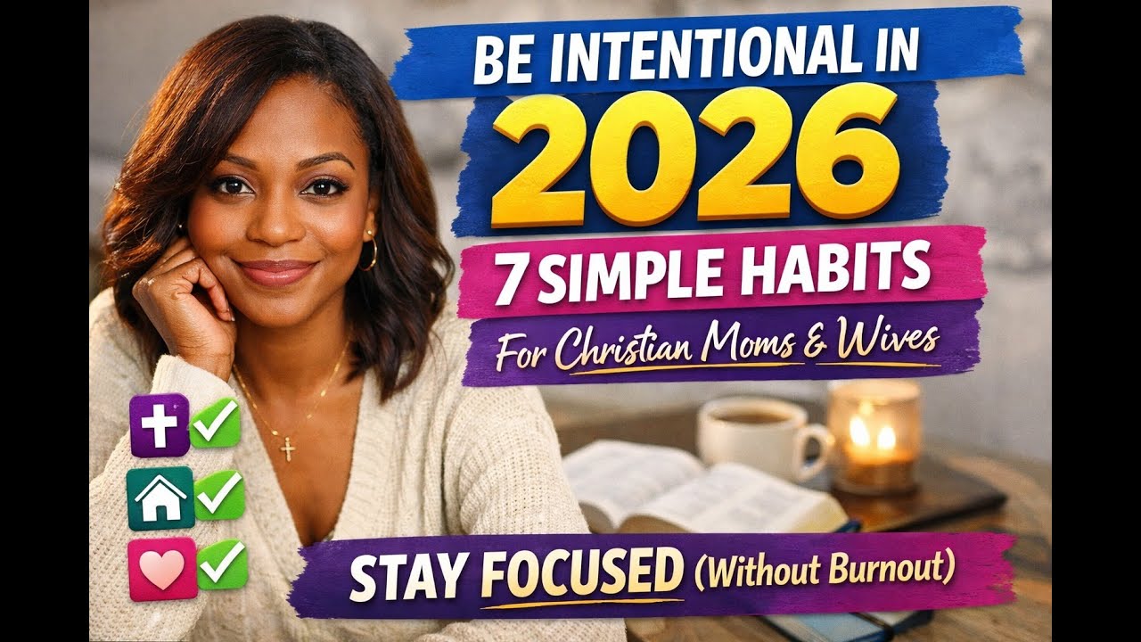 Be Intentional in 2026: 7 Simple Habits for Christian Moms & Wives to Stay Focused (Without Burnout)
