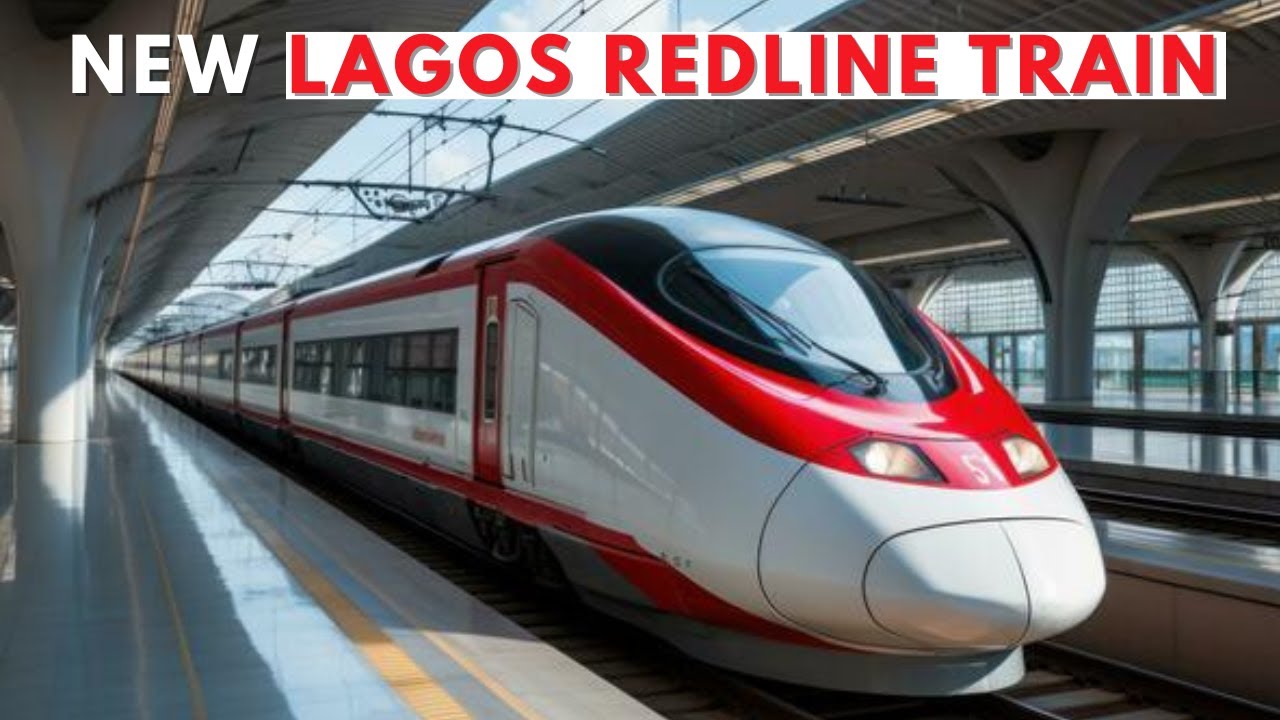 NEW LAGOS REDLINE TRAIN +  Massive Redline Metro Station in Lagos