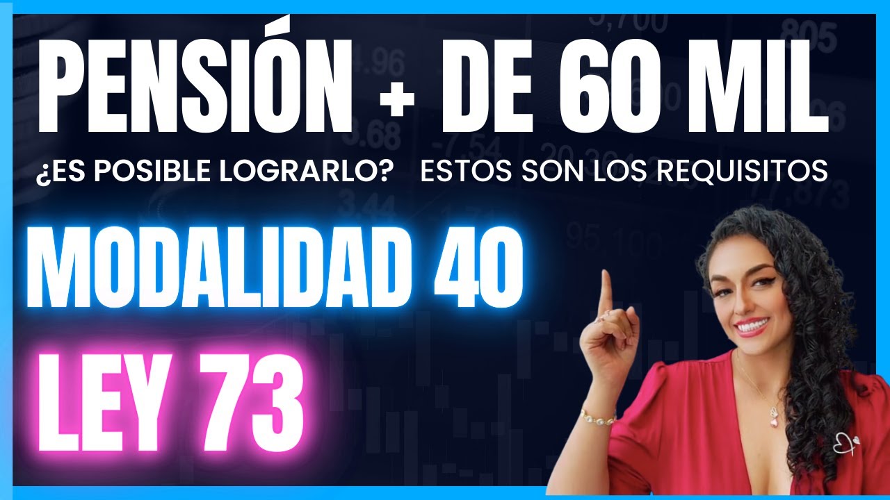 ¡Cambia Tú Vida: Descubre Cómo Aumentar tu Pensión con la Modalidad 40!