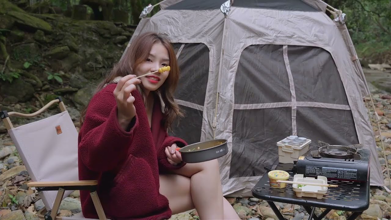 Camping Alone in the Forest | Peaceful Solo Experience