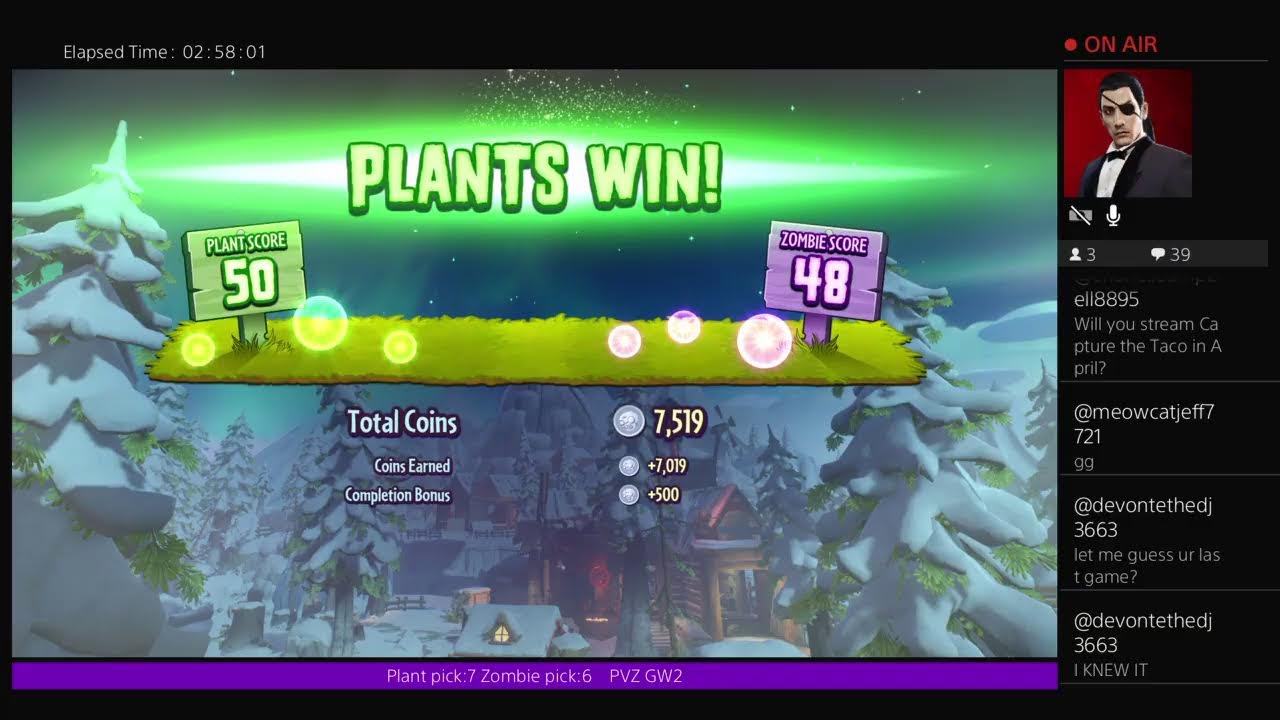 PVZ GW2 streaming to max rank plus 1v1