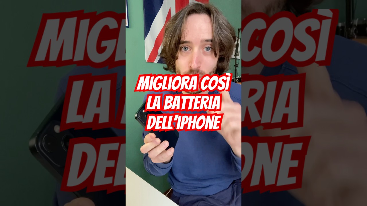 Cos&igrave; migliori la batteria del tuo iPhone #iphone #consigli
