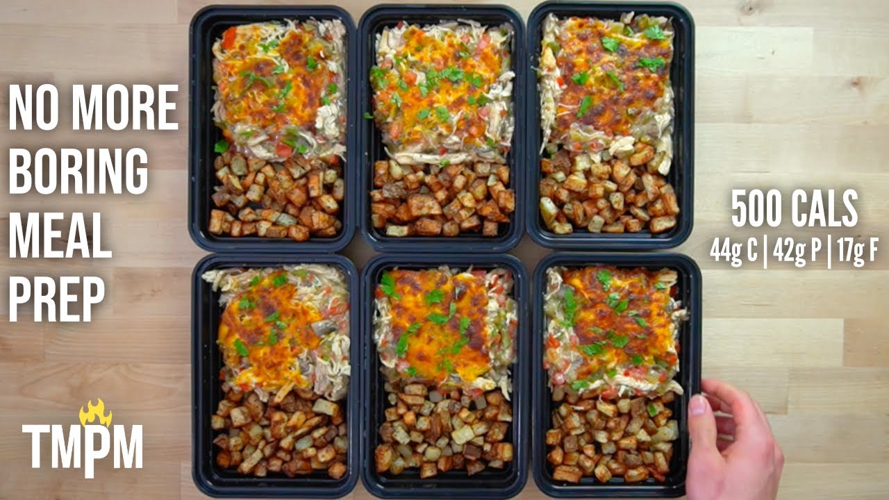 This Flavor Packed Dish Proves Meal Prep Doesn’t Have to be Boring | Creamy White Enchilada Chicken