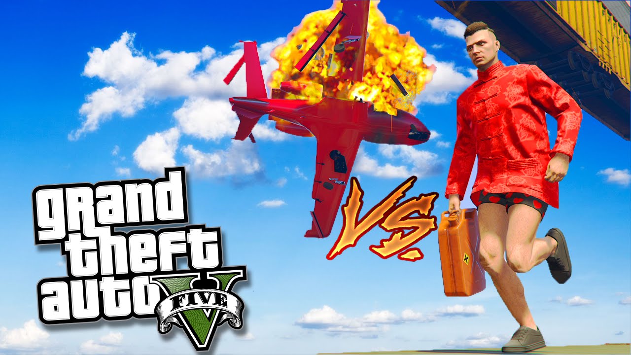 GTA V Online: PARKOUR Vs. AVIADORES SUICIDAS!!