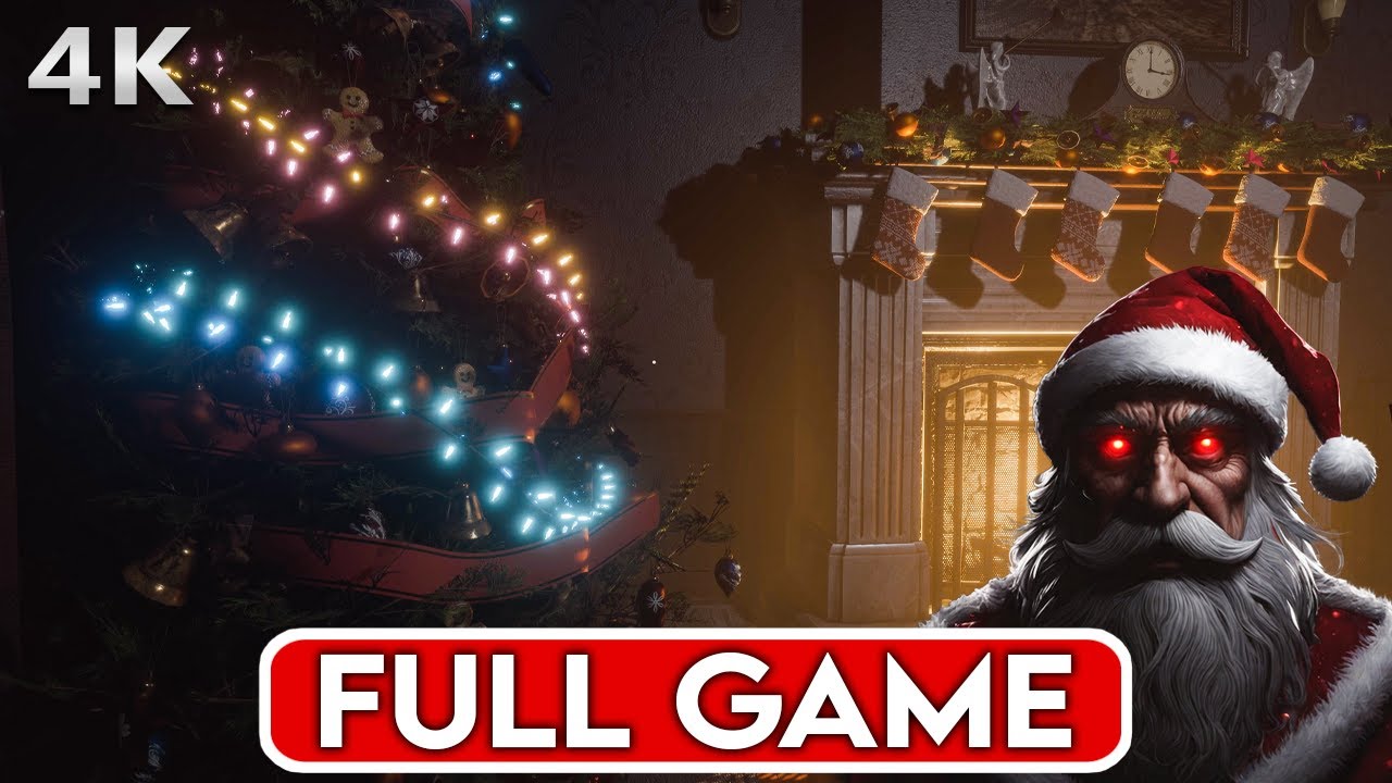 CHRISTMAS NIGHT Gameplay Walkthrough FULL HORROR GAME 4K | No Commentary